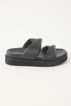 Valley Platform Sandal Black