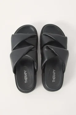 Valley Platform Sandal Black