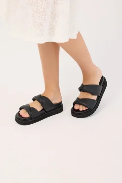Valley Platform Sandal Black