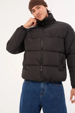 Vancouver Recycled Puffer Jacket Jet Black