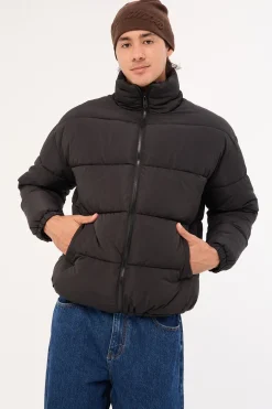Vancouver Recycled Puffer Jacket Jet Black