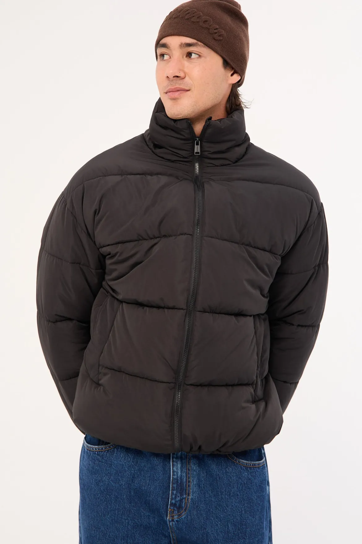 Vancouver Recycled Puffer Jacket Jet Black