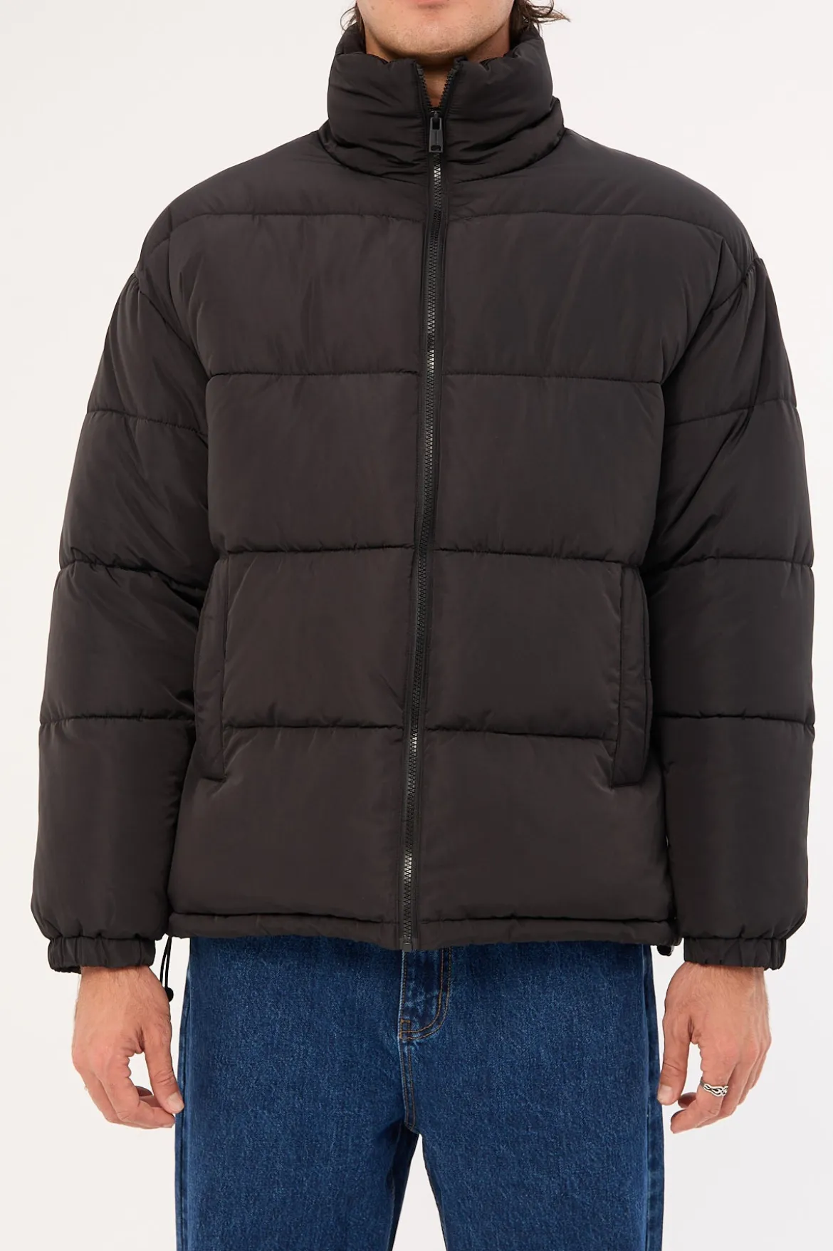 Vancouver Recycled Puffer Jacket Jet Black