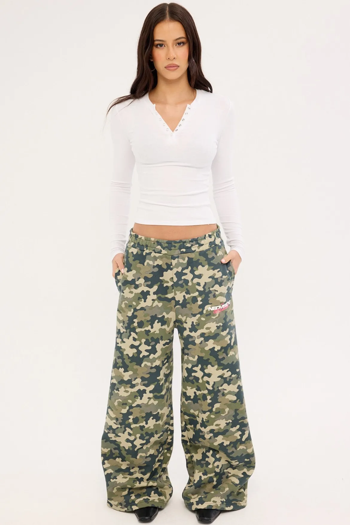 Vanish Camo Straight Leg Trackpant Camo