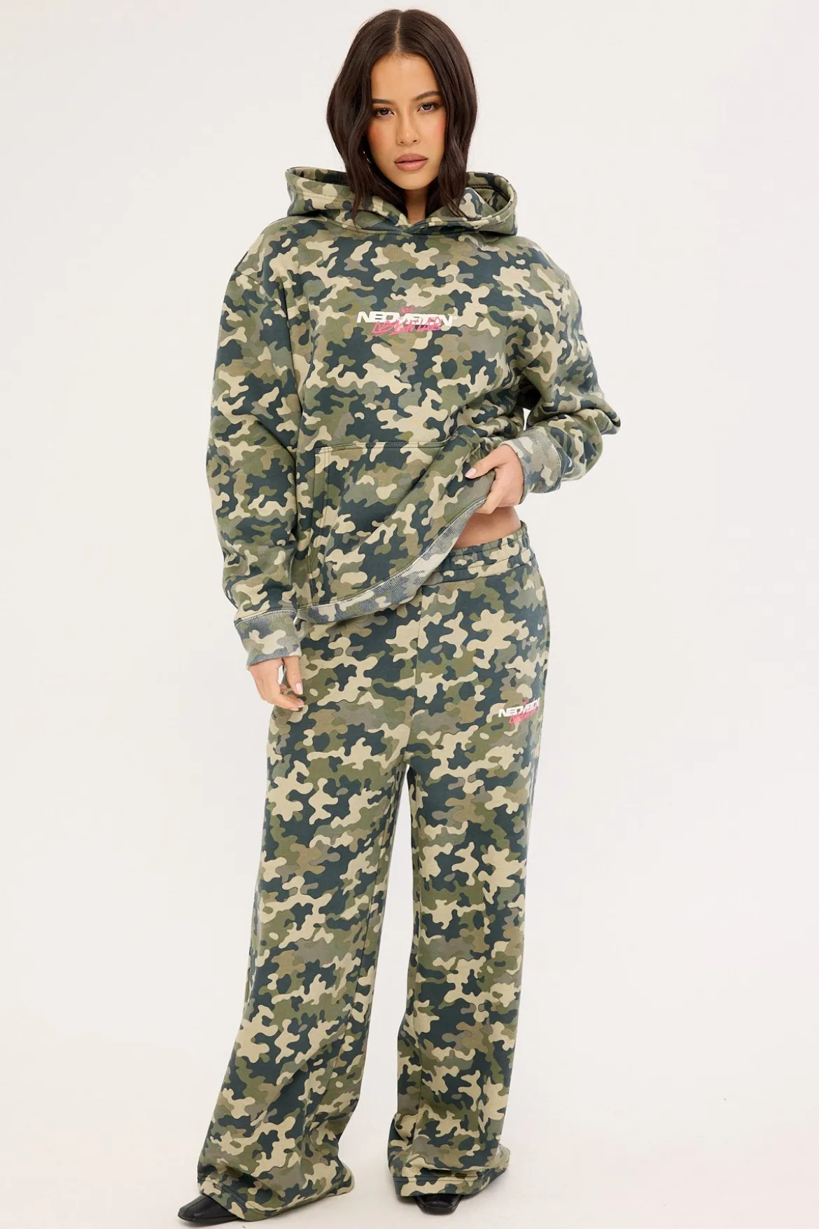 Vanish Camo Straight Leg Trackpant Camo