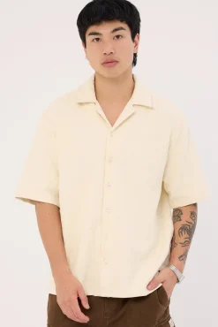Vanished Short Bowling Shirt Heritage White