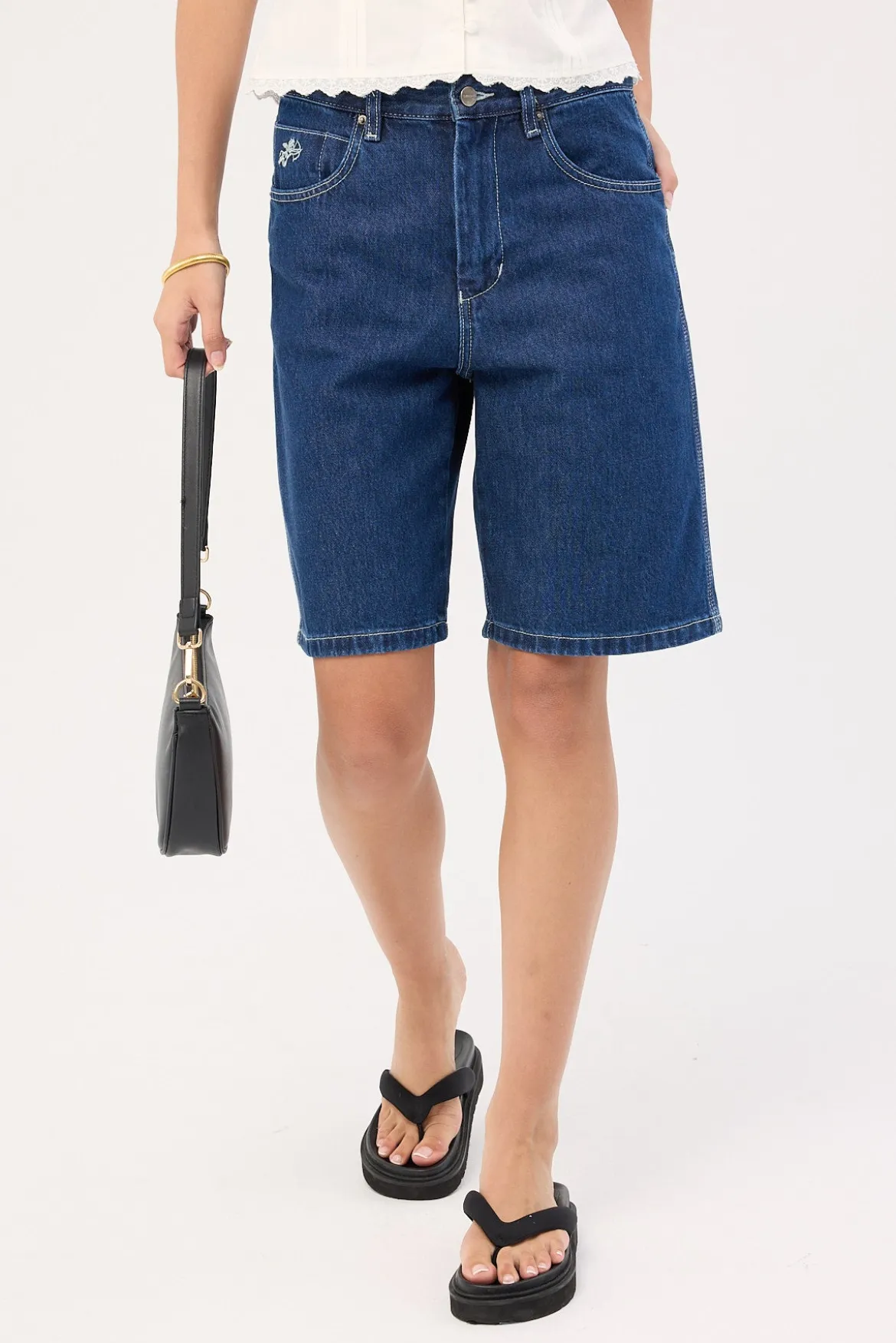 Vanity Big Dawg Jean Short BPM Blue