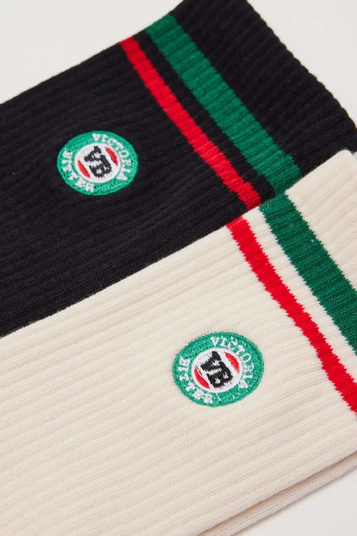 VB Logo Sneaker Sock Cream/Black