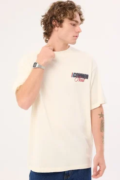 Vector Brushed Boxy Tee Ecru
