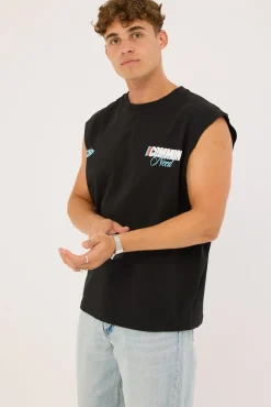 Vector Muscle Tank Black