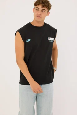 Vector Muscle Tank Black
