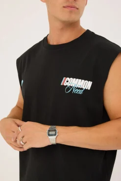 Vector Muscle Tank Black