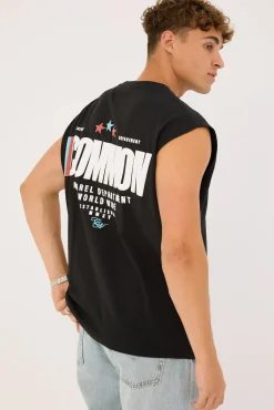 Vector Muscle Tank Black