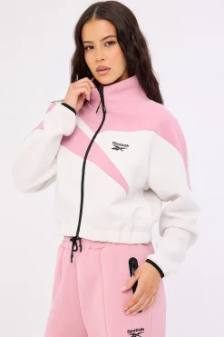 Vector Track Top Dusty Rose/Barley Grey