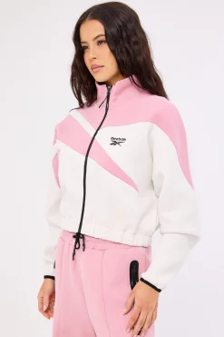 Vector Track Top Dusty Rose/Barley Grey