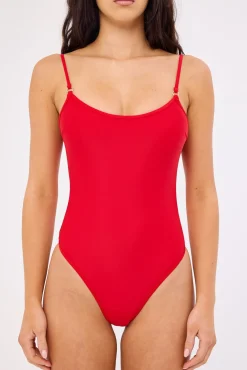 Vela Scoop One Piece Red