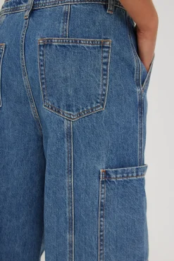 Veneda Baggy Jean Blue Denim