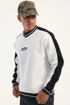 Vengeance V Neck Crew Ecru Marle Marle