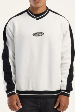 Vengeance V Neck Crew Ecru Marle Marle