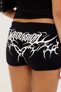 Venomous Mini Shorts Black