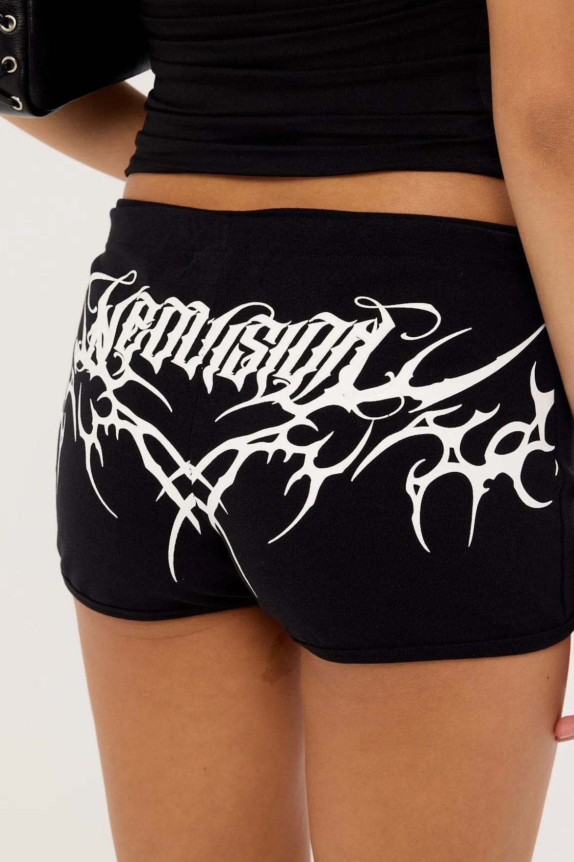 Venomous Mini Shorts Black
