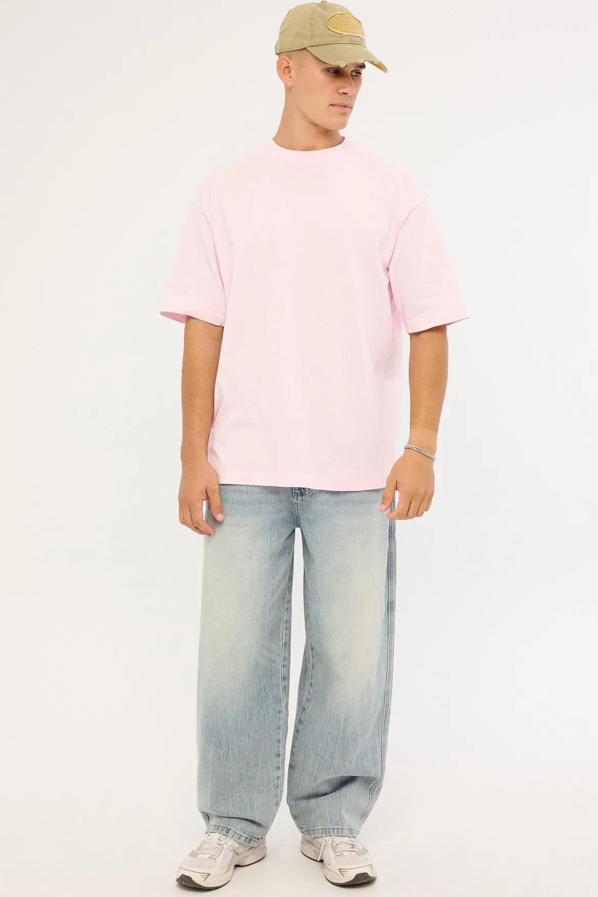 Vice Titan Baggy Jean Blasted Washed Blue Denim