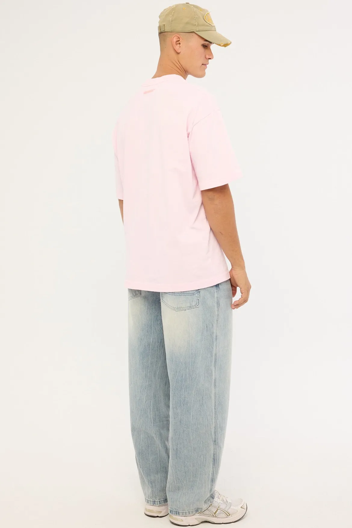 Vice Titan Baggy Jean Blasted Washed Blue Denim