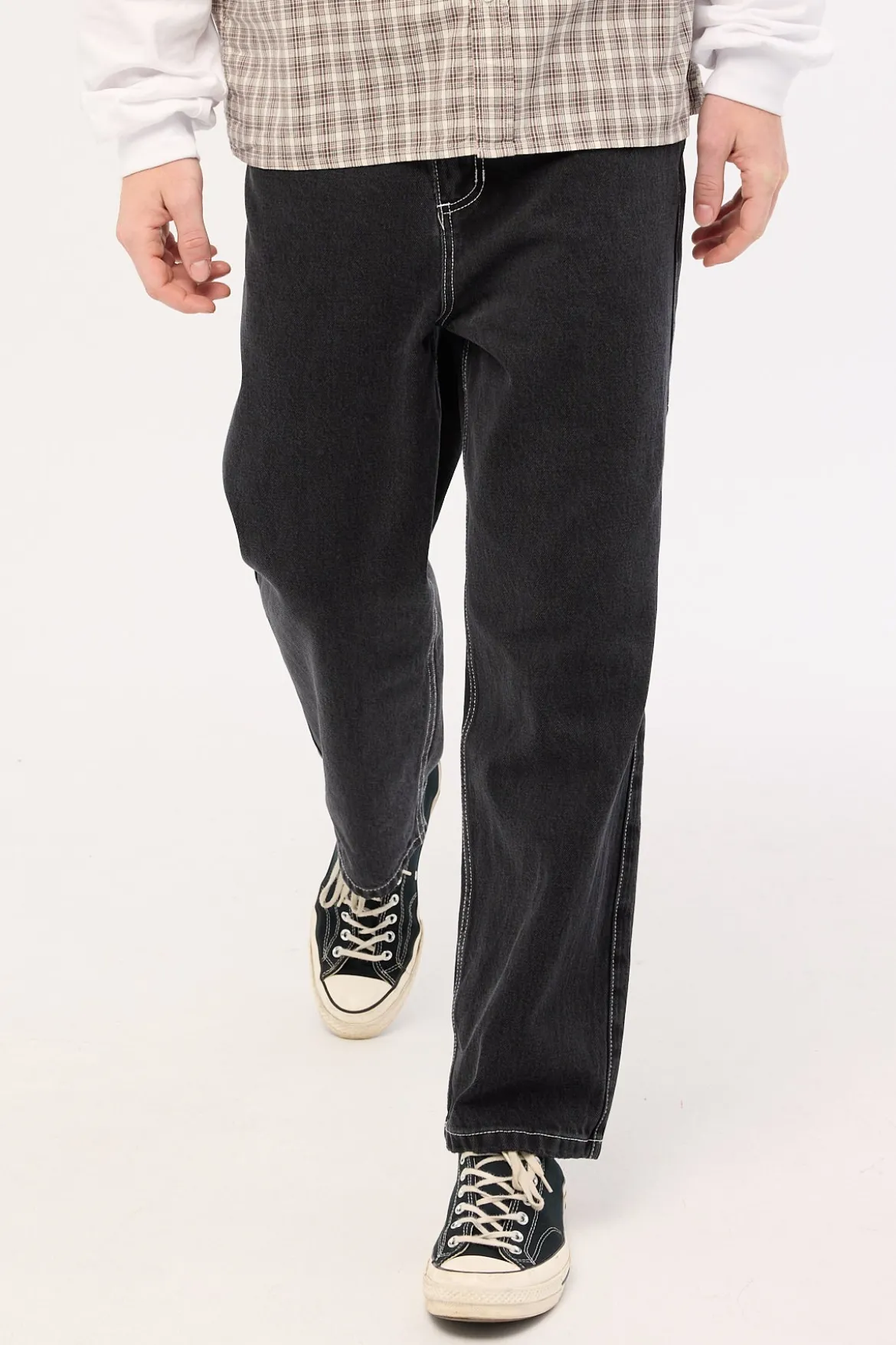 Victory League Big Slacker Jean Aged Black