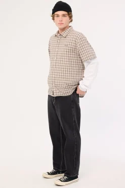 Victory League Big Slacker Jean Aged Black