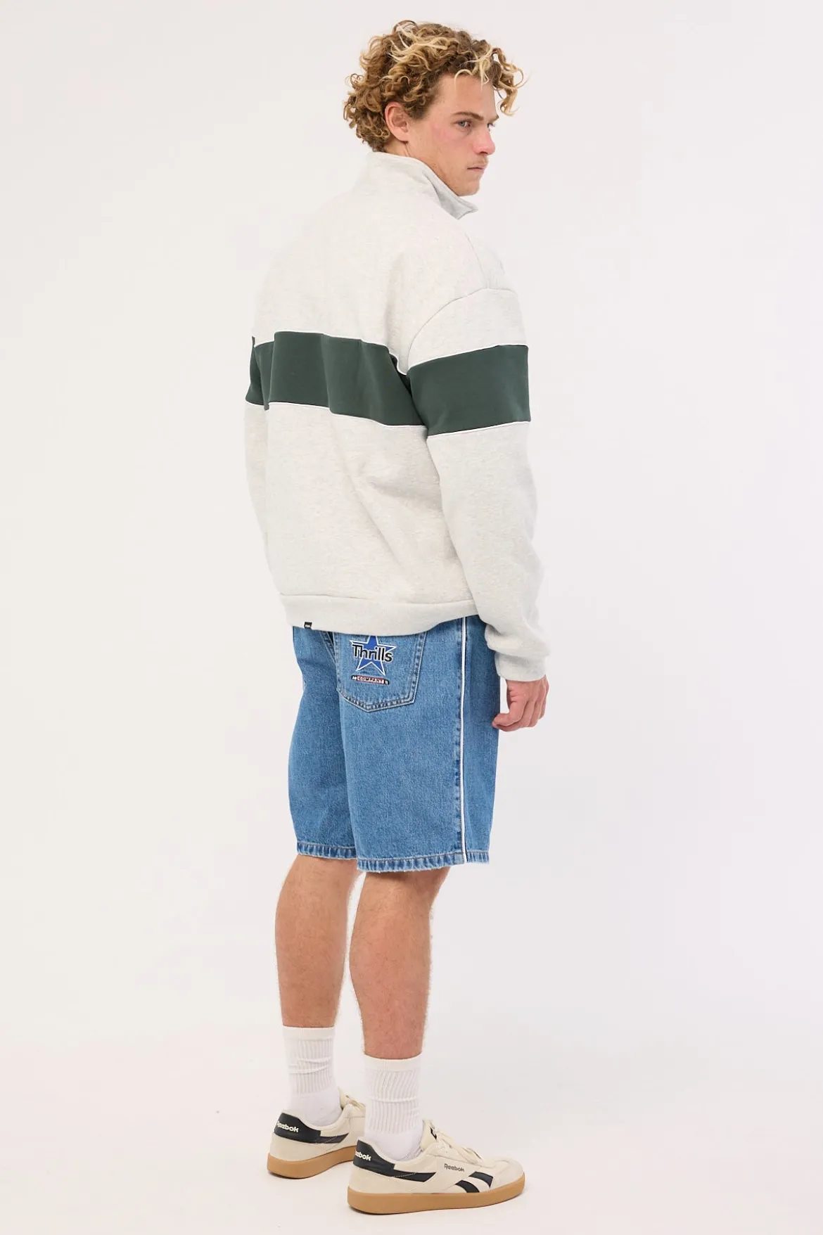 Victory League Mid Slacker Denim Short Eternal Mid Blue