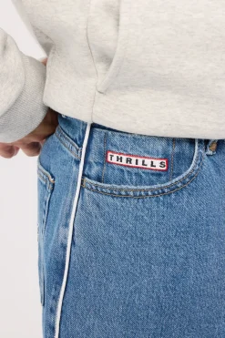 Victory League Mid Slacker Denim Short Eternal Mid Blue