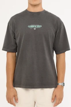 Vine Heavyweight Easy Tee Washed Black