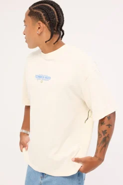Vine Heavyweight Easy Tee Off White