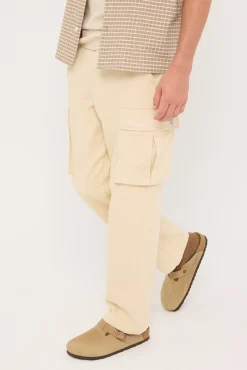 Vinyl Cargo Pant Off White