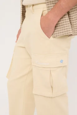 Vinyl Cargo Pant Off White