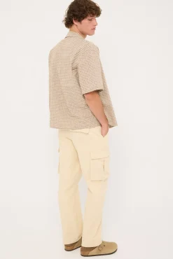 Vinyl Cargo Pant Off White
