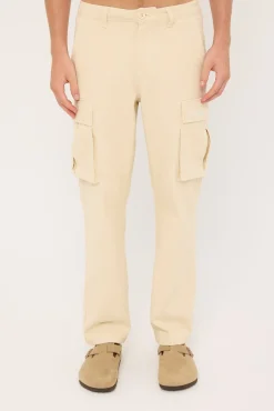 Vinyl Cargo Pant Off White