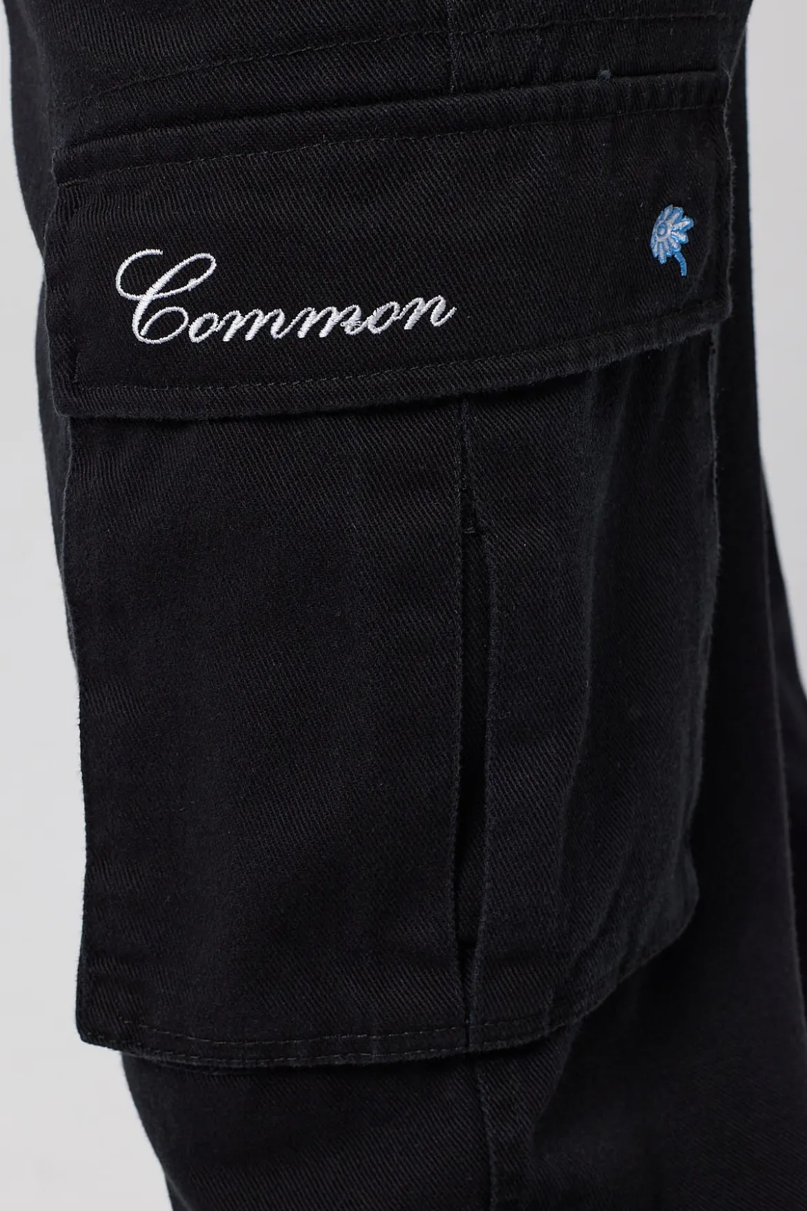 Vinyl Cargo Pant Washed Black