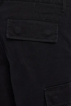 Vinyl Cargo Pant Washed Black