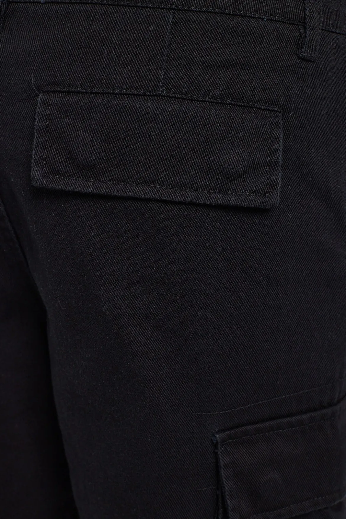 Vinyl Cargo Pant Washed Black