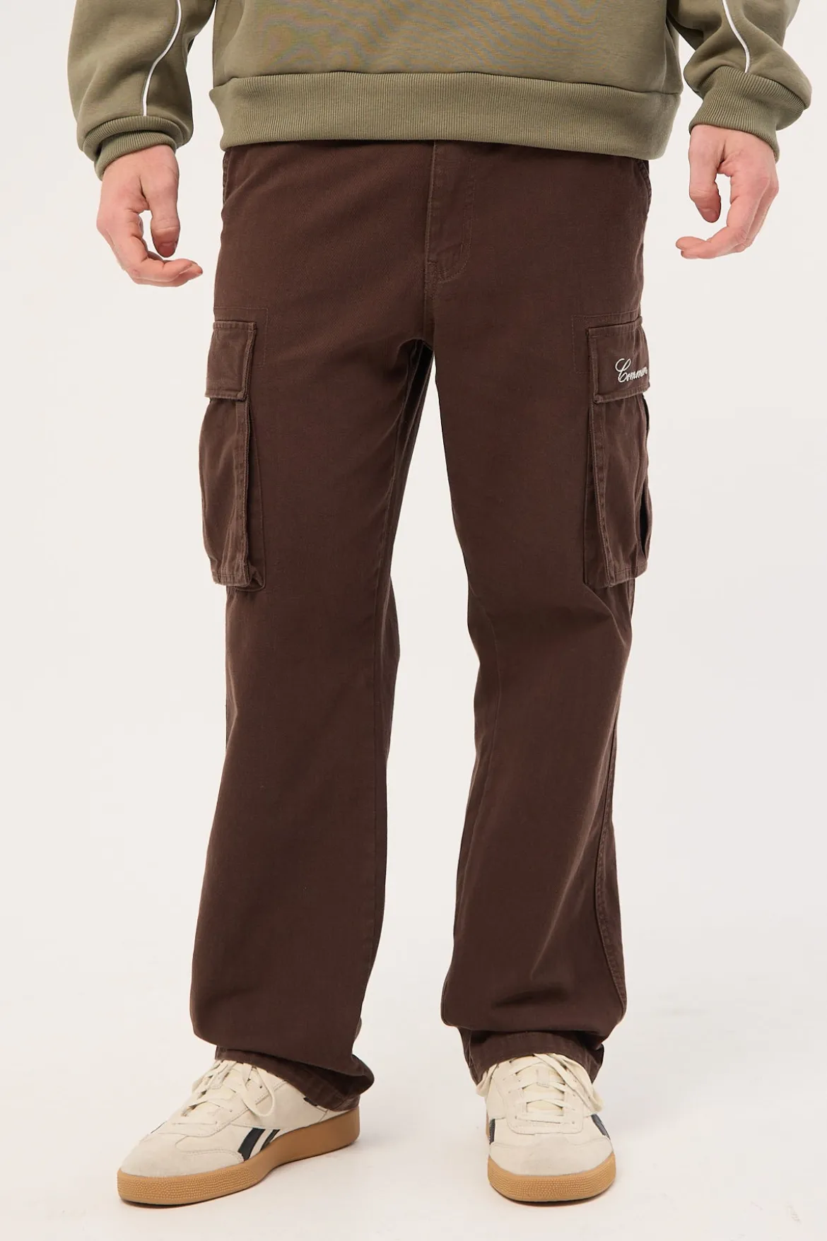 Vinyl Cargo Pant Washed Brown