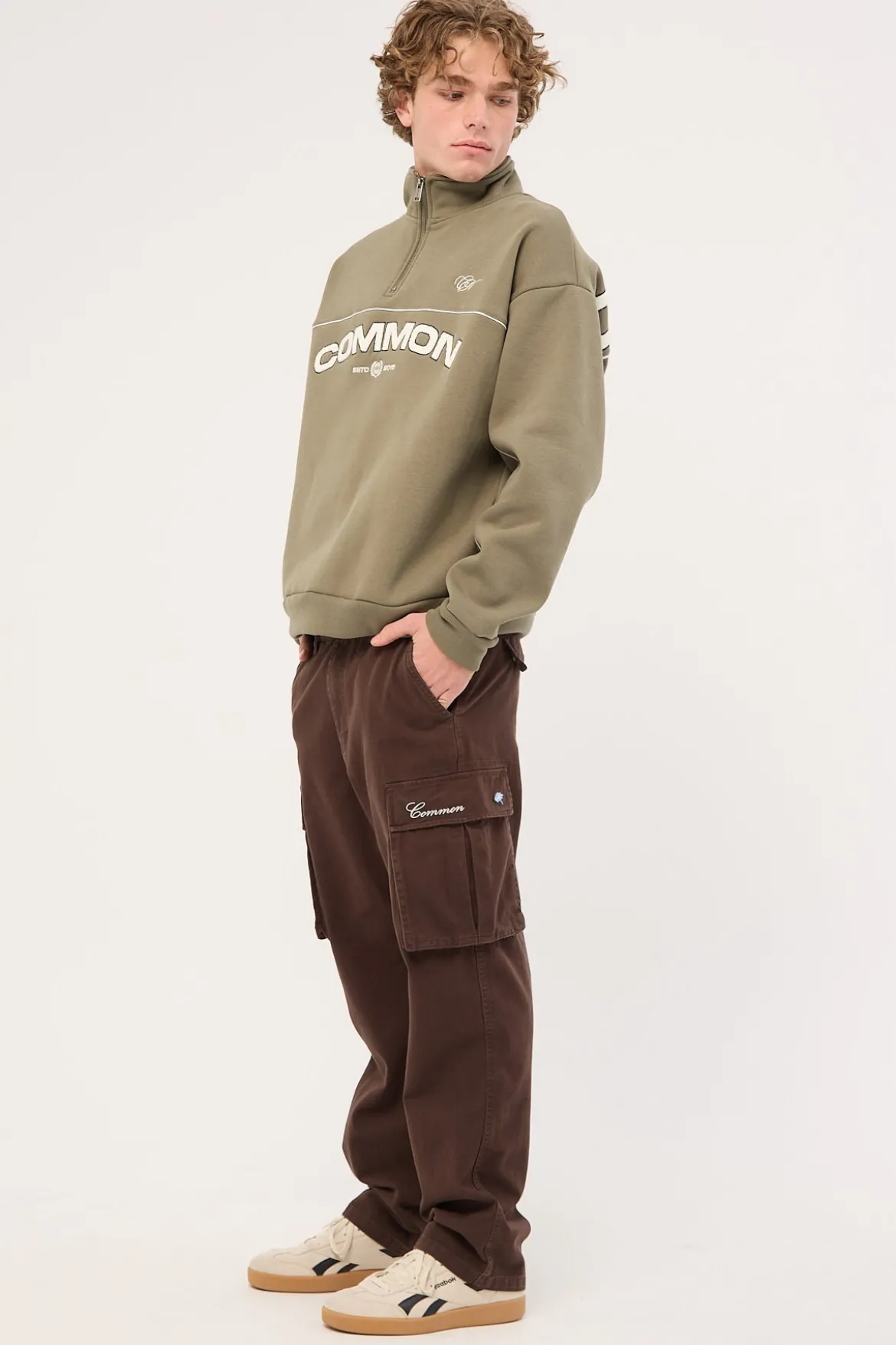 Vinyl Cargo Pant Washed Brown