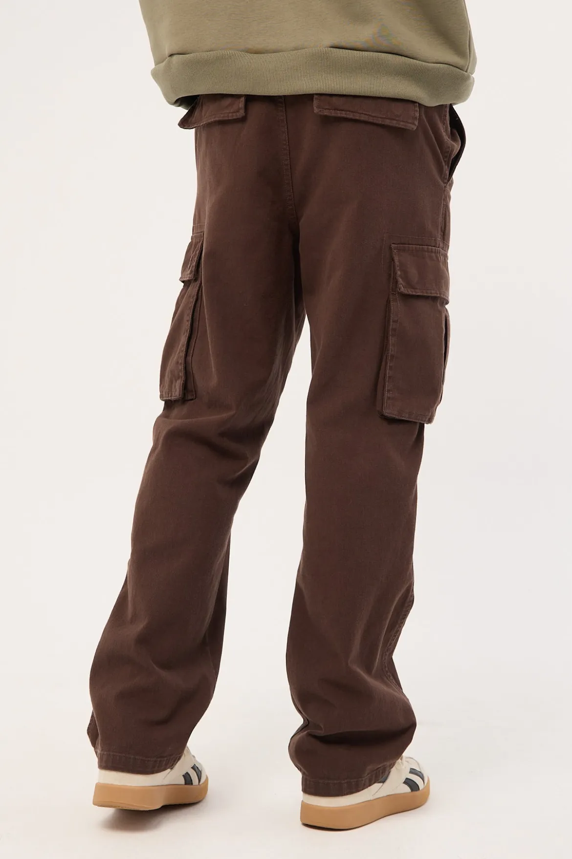 Vinyl Cargo Pant Washed Brown