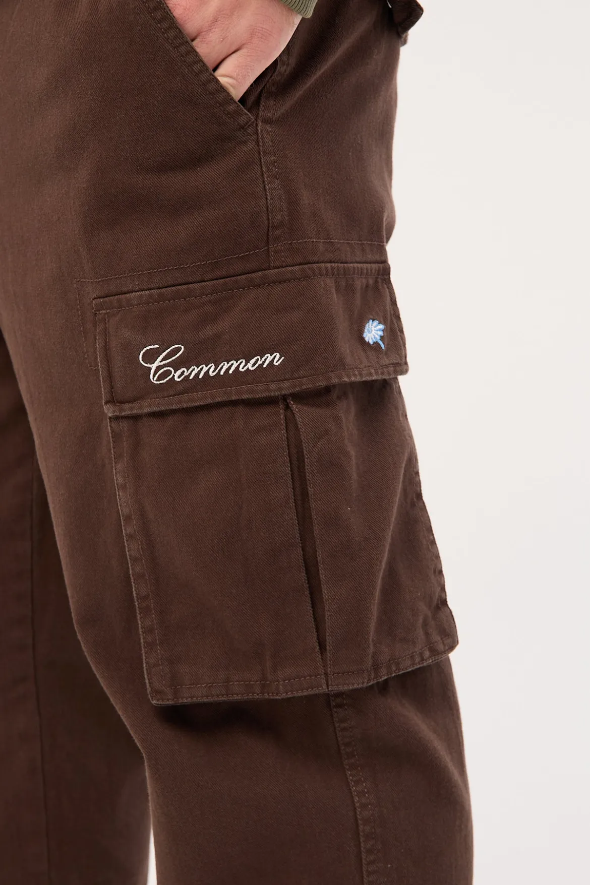 Vinyl Cargo Pant Washed Brown
