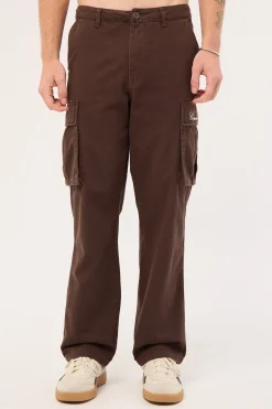 Vinyl Cargo Pant Washed Brown