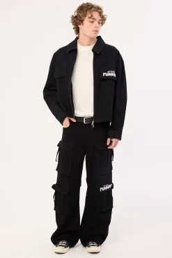 Viper Boxy Jacket Black