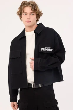 Viper Boxy Jacket Black