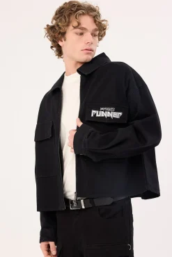 Viper Boxy Jacket Black