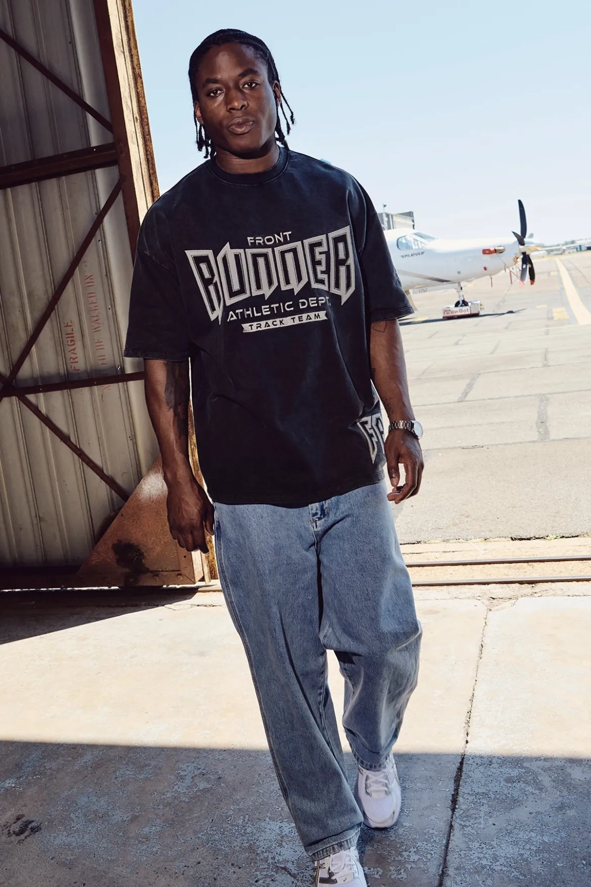 Viper Dept Tee Washed Black