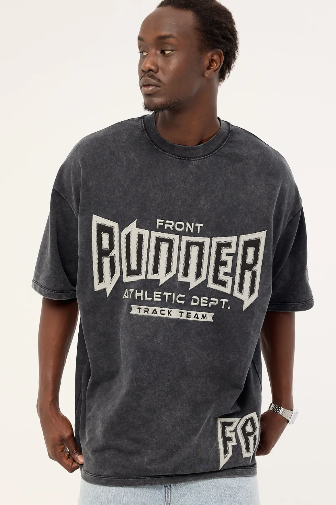 Viper Dept Tee Washed Black